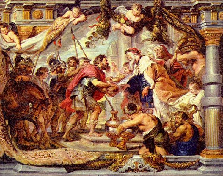 Peter Paul Rubens Begegnung Abrahams mit Melchisedek china oil painting image